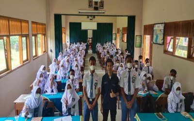 Latihan Dasar Kepemimpinan (LDK) Hari Pertama di SMKN 1 Punggelan