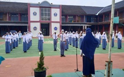 Ekstrakurikuler PMR di SMK Negeri 1 Punggelan
