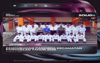 PENGUKUHAN PASKIBRA KECAMATAN PUNGGELAN TAHUN 2025